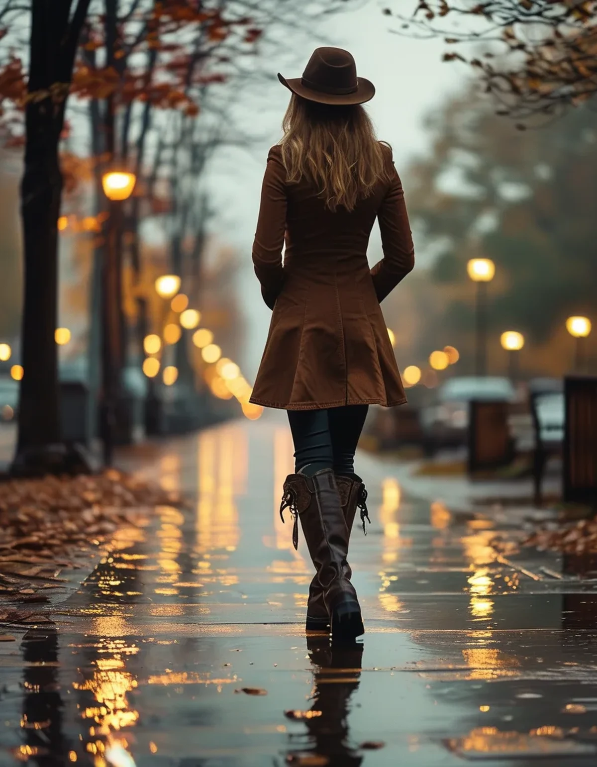 Flare Leggings in the Rain - What Actually Happens to the Hem