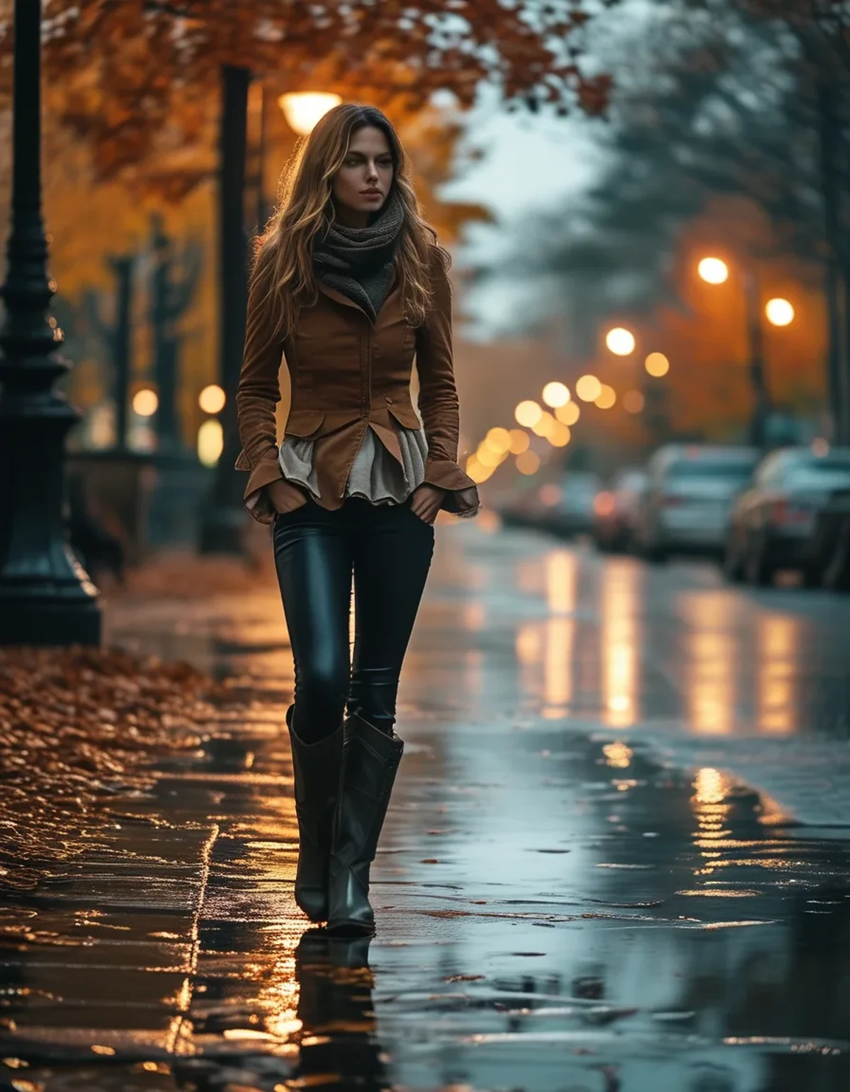 Flare Leggings in the Rain - What Actually Happens to the Hem